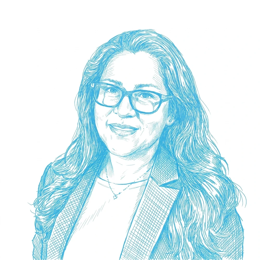 Adriana Soriano trabajando