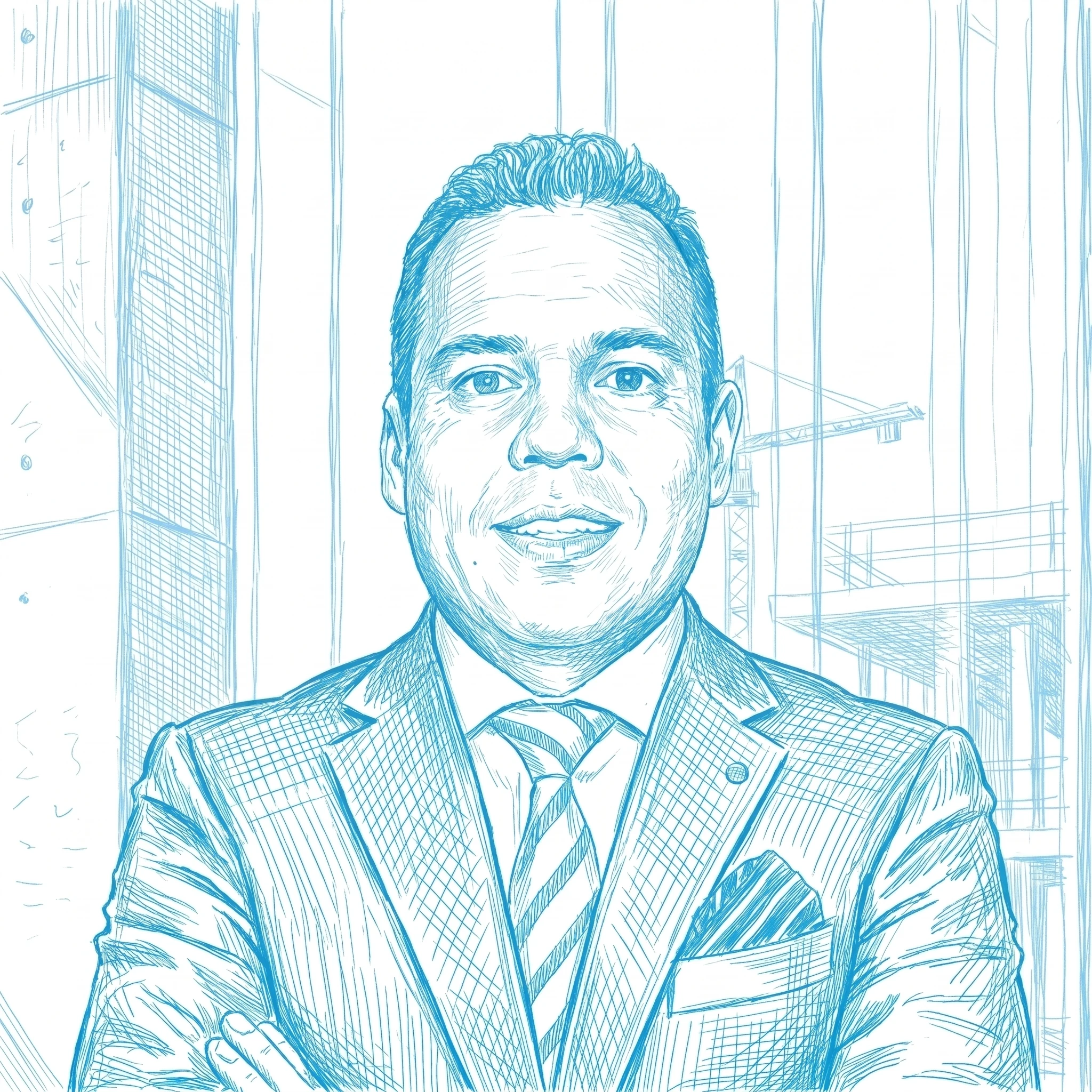 Carlos Rojas trabajando