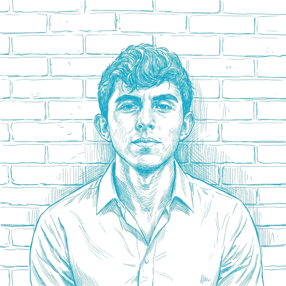 Jorge Angulo trabajando