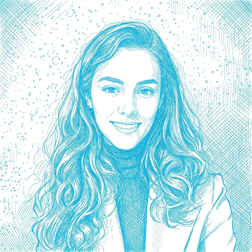 Laura Sofía Jején trabajando