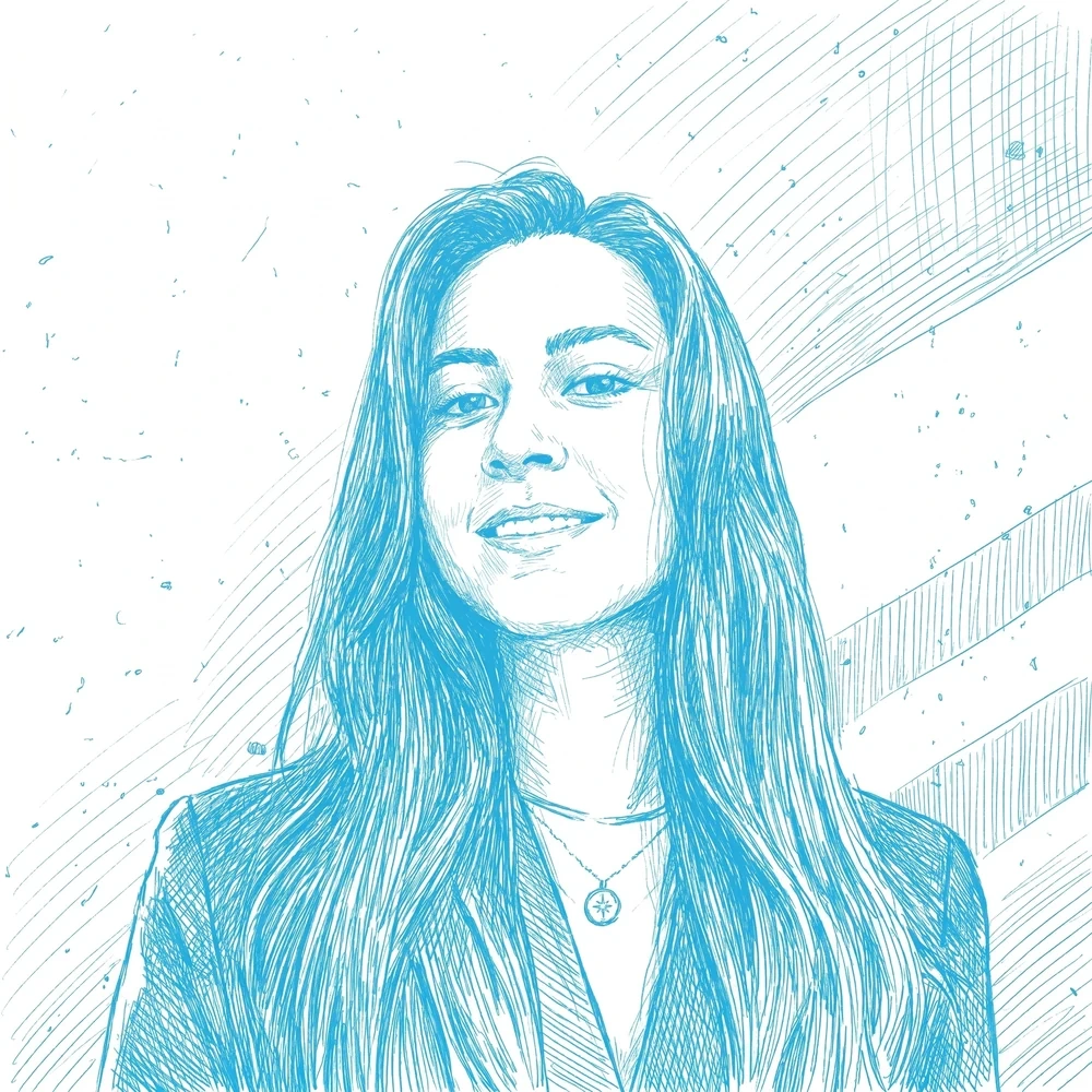 Paula Andrea Urquijo trabajando